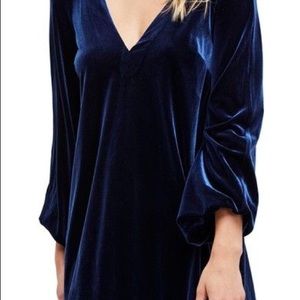 Free people velvet short dress